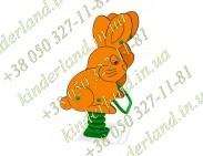 Качель пружинная ЗАЙЧЕНОК